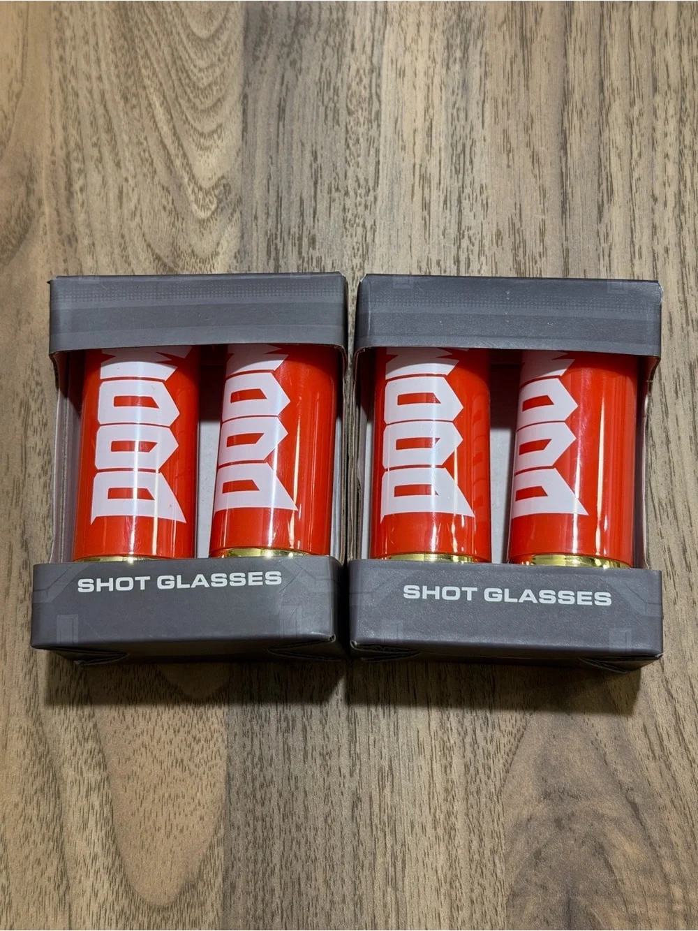 Doom Loot Crate Just Funky Set Of 4 Shotgun Shell Shot Glasses 2oz Collectible